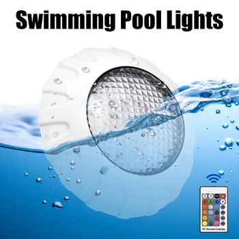 IP68 Vandeniui LED Lemputės 12V Nuotolinio Baseinas Šviesos 7Color Atmosfera, Šviesos, Lauko Tvenkinio/Pool/Akvariumas/Vestuvės