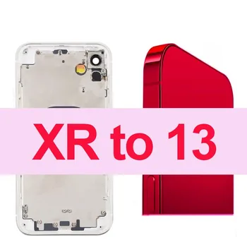 IPhone XR 13 Galinis Baterijos būsto, XR, Kaip 13 Važiuoklės iPhone XR Konvertuoti į 13 Viduryje Kadro Pakeitimo 