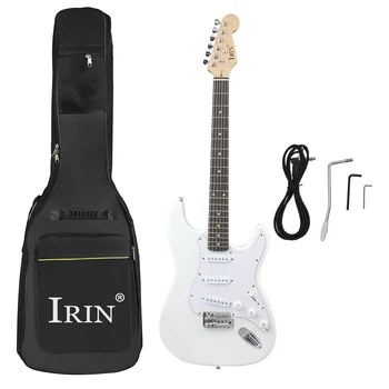 IRIN 39 Colių ST elektrine Gitara, 6 Stygos 22 Skirsniai Klevas Kūno Kaklo Elektros Guitarra Su Būtina Gitara, Dalys ir Priedai