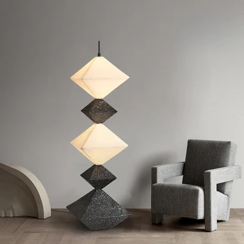 Italų stiliaus kambarį grindų lempos, postmodernaus minimalistinę atmosferą apšvietimo šviestuvas