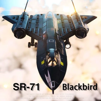 JAV Oro Pajėgų SR-71 Blackbird Žvalgybinis Lėktuvas Building Block Modelis Karinių Naikintuvų Montavimas Plytų Žaislai Vaikas Dovanos