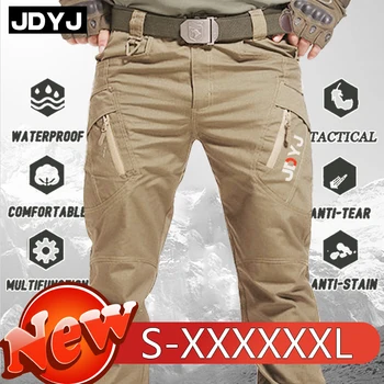 JDYJ prekės ženklo vyrai kariuomenės kelnės, neperšlampami žvejybos kelnės, multi pocket tactical kelnes, kvėpuojantis darbo kelnės, vyriški laisvas kelnes
