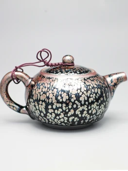 Jianyang pastatytas arbatinukas trimitas Xi Shi Ti Liang puodą keramikos retro arbatos gamintojas namuose vieną puodą arbatos virdulys arbatos rinkinys