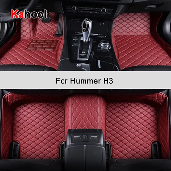 KAHOOL Custom Automobilių Grindų Kilimėliai Hummer H3 Auto Reikmenys Koja Kilimas