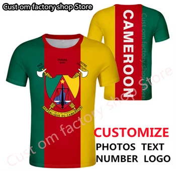 KAMERŪNAS marškinėliai nemokamų užsakymą pavadinimas numeris cmr šalį t-shirt tautos vėliava cameroun kamerūno cm prancūzų nuotraukų spausdinimo logo drabužiai