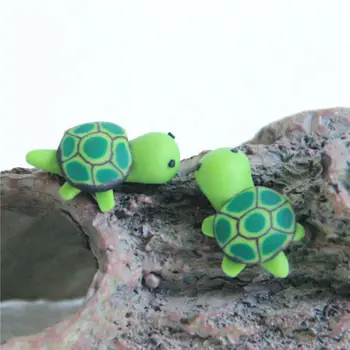 Kawaii Naujas Bonsai Sodas Kraštovaizdžio Jūros Vėžlių Lėlių Dekoro Miniatiūriniai 10vnt