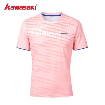 Kawasaki Profesionalūs Badmintono T-marškiniai, Sporto Drabužiai, 2-Spalvų Kvėpuojantis Lengvi Teniso Drabužius A1930 A2930