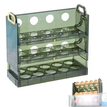 Kiaušinių Laikymo Dėžutės Maisto Produktų Talpyklų Kiaušinių, Šviežių Išlaikyti Atveju Patvarus Kiaušinių Laikymo Dėžutė Susidūrimo Atsparus Trijų Sluoksnių Dizaino Kiaušinių Dėžutę