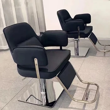 Kirpyklų Reguliuojamas Barber Kėdės Plaukų Pjovimo Specialybė Paprastumo Barbershop Barber Kėdės Karieta Salonas Baldų QF50BC