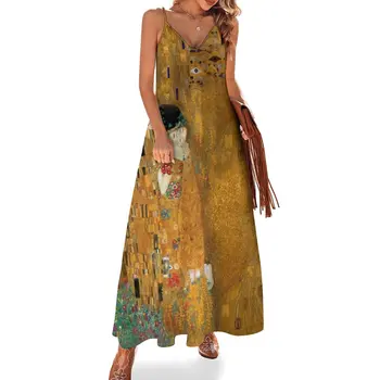 Klimt -Moteris, Auksas - Kiss Berankovis Suknelė moterų suknelės, suknelės vasarinės
