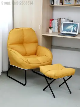 Kompiuterio kėdė namų patogi biuro kėdė, miegamasis makiažas kėdės atlošas ilgalaikio tyrimo, stalai kėdės net raudona tingus kėdė