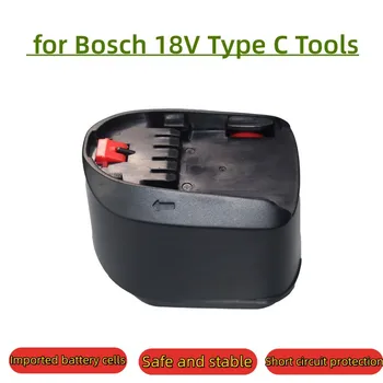 Li-ion 18V skaičius 4/5/6Ah daugkartinio Įkrovimo Baterija Bosch Įrankiai PBA PSB PKR PST 18Li-2 2607336208 2607335040 AL1830CV (Tik C Tipo)