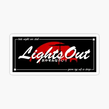 Lightsout Komanda 5VNT Automobilių Lipdukai Motociklų Šaldytuvas Anime Mielas Vandens Butelių Juokinga Namų Bamperis Nešiojamas Automobilių Lipdukai Vaikas
