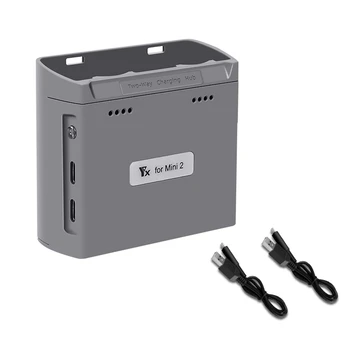Mini 2/Mini SE Baterijos Kroviklis dvikryptis Krovimas Hub Drone Baterijų USB Įkroviklius DJI Mini 2/Mini SE Reikmenų,