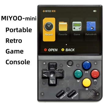 MIYOO MINI V2 V3 PortableRetro Delninis Žaidimų Konsolės 2.8 Colių IPS Ekranas, Vaizdo Žaidimų Pultai Linux Sistemos Klasikinių Žaidimų Emuliatorius