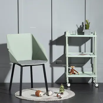 Moderni Valgomojo Kėdės Minimalistinio Virtuvės Baldai, Valgomojo Kambario Kėdės Atlošas Asmenybės Upscale Šiaurės Šalių Mados Laisvalaikio Kėdės