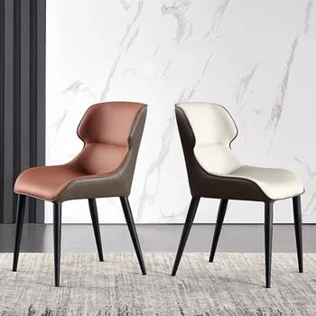 Modernus Nordic Minimalistinio Odos Valgomojo Kėdės Namuose, Geležies, Ergonomiškas Kėdės Šviesos Prabanga Patogiai Silla Plegable Patalpų Prekes
