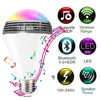 Muzikos Garsiakalbis Laikmatis Led Lemputės Šviesos Garsiakalbis 2023 Nauja Led Lempa, Muzikos Lempos Didmeninės Karšto Lemputė, Led Smart