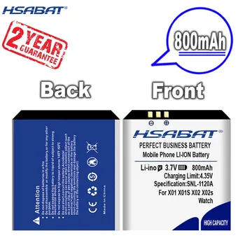 Naujas Atvykimo [ HSABAT ] 800mAh Bateriją už X01 X01S X86 X02 PW306 A9Plus smart žiūrėti