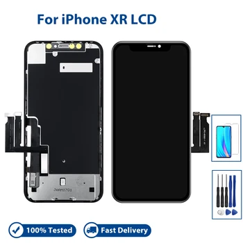 Naujas Geriausias Pantalla iPhone XR Ekranas LCD Ekranas Jutiklinis Ekranas skaitmeninis keitiklis Pakeitimo Asamblėjos iPhone A2105 A1984 A2107 LCD