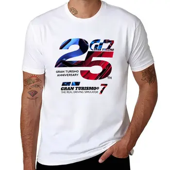 Naujas Gran Turismo 7 / 25-Metį T-Shirt vasaros drabužių katė marškinėliai marškinėliai vyrams