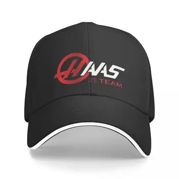 Naujas Haas F1 Komandos Logotipą Beisbolo kepuraitę Džentelmenas Skrybėlę nuo Saulės Bžūp derby kepurės Skrybėlės Vyrų Moterų