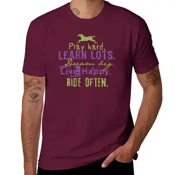 Naujas Pajodinėti žirgais Dažnai T-Shirt marškinėliai vyras Trumpas rankovėmis tee gyvūnų spausdinti marškinėliai berniukams, negabaritinių t marškinėliai vyrams