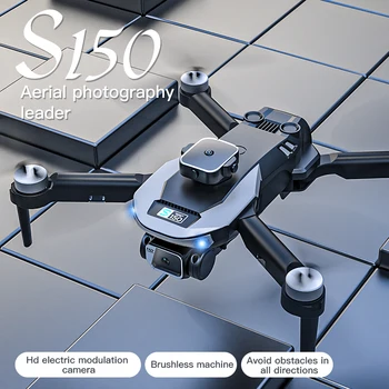 Naujas S150 Mini Drone Kliūčių Vengimo Optinio Srauto Brushless Quadcopter Vaikams, Žaislai, Dovanos, 4K Profesinės 8K Dual Camera RC Dron