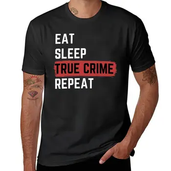 Naujas Valgyti, Miegoti Tiesa Nusikalstamumu Kartoti Marškinėliai trumpomis rankovėmis gyvūnų spausdinti marškinėliai berniukams vyrų treniruotės marškinėliai
