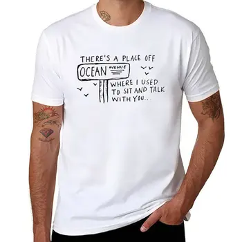 Naujas Yellowcard Ocean Avenue T-Shirt korėjos mados Negabaritinių marškinėliai anime drabužių, negabaritinių marškinėliai vyrams