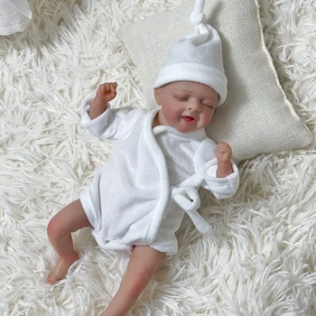 NPK 10inch miniatiūriniai preemie baby doll, minkštas Kūno nekilnojamojo touch Meno 3D Odos Gyvas Kūdikis Kolekcionuojamos Lėlės