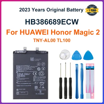 Originalus HB386689ECW 3500mAh Baterija HUAWEI Honor Magija 2 TNY-AL00 TL100 Mobiliojo Telefono Baterijas+Įrankiai
