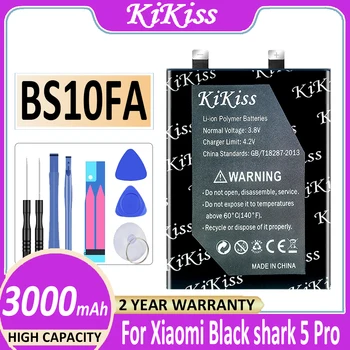 Originalus KiKiss Baterija BS10FA 3000mAh Už Xiaomi Juoda shark5 Pro shark 5 Pro Blackshark PAR-A0 KTUS-A0 Mobiliojo Telefono Bateria