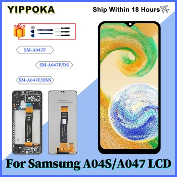 Originalus Samsung Galaxy A04S LCD Ekranas Jutiklinis Ekranas skaitmeninis keitiklis Samsung A04S A047F A047F/DS Ekranas atsarginės Dalys