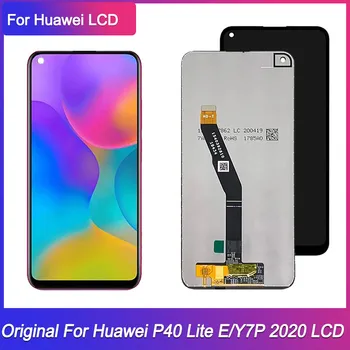 Originalą Huawei P40 Lite E LCD MENO-L28, MENO-29,MENO-L29N Ekranas Touch Ekranas Su karkasu montavimas Huawei Y7P 2020 LCD