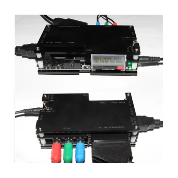 OSSC HDMI Suderinamus Konverteris Atviro kodo Nuskaitymo Adapteris Rinkinys su Žaidimo Kabelis Retro Žaidimų Konsolės,JAV/ES/JK/AS Plug
