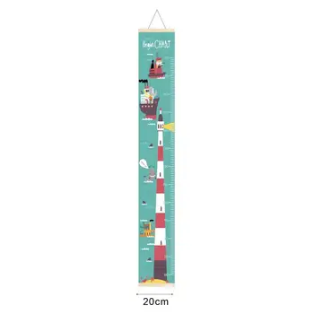 Patogus Vaikams Augimo Diagramos Žaismingas Aukštis Žymeklis su Virvelę Kūdikių Aukštis Priemonė Valdovas Nuimamas