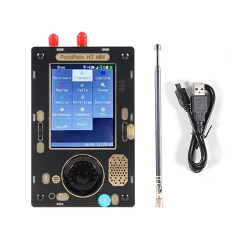 PortaPack H3 MINI + už HackRF Vienas SDR + Antena + Case + Krepšys SSTV/NOAA/Morzės RX įmontuotas Barometras, Kompasas, GPS Imtuvas