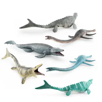 Realus Senovės Jūrų Dinozaurų Modelis Figūrėlės Modeliavimas Priešistorinių Gyvūnų Veiksmų Skaičius, Vaikams Dovanos