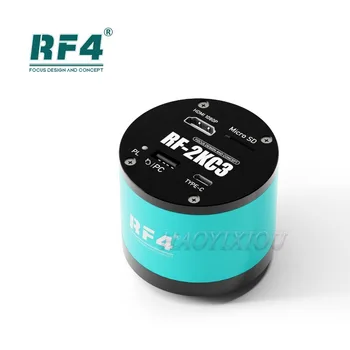 RF4 RF-2KC3 Full HD 2K 1080P HDMI Išvestis Didinamojo stiklo Vaizdo Įrašymo Fotografijos Naujų Pramonės Vaizdo Triocular Mikroskopo vaizdo Kamera