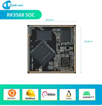 Rockchip RK3568 Rankos Plėtros Core Valdybos Atviro kodo SOC Valdybos Aukštos Versija Aviečių Pi 4b SOC Modulių, Remti Android/ Linux