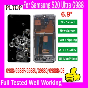 S20 G980F Naujas LCD Ekranas SAMSUNG Galaxy S20 Ultra LCD G988F Touch 