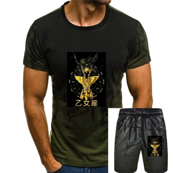 Spausdinti Vyrų Marškinėliai Medvilnės marškinėlius O-Kaklo, Trumpas Rankovėmis Naujas Stilius MERGELĖ SHAKA Saint Seiya Moterys T-Shirt