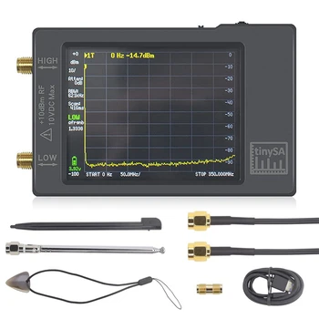 Spektro Analizatorius V0.3.1, 100-960MHz,MF/HF/VHF UHF Įėjimas,su 2.8 Colių Jutiklinis Ekranas su IPS Apsaugoti Funkcija