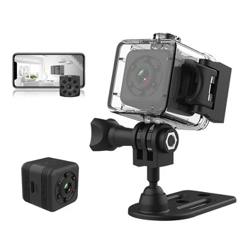 SQ29 HD WI-fi IP Kamera, Mini Sporto Fotoaparato Vaizdo Jutiklis Naktinio Matymo vaizdo Kamera Micro DVR Kamera Judesio Vandeniui Apvalkalas