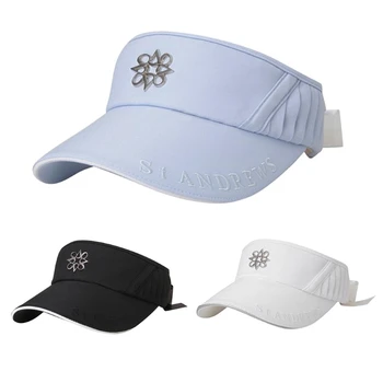 StANDREWS GOLFO Skrybėlę 2023 Naujas Ponios Reguliuojamas Nėrinių Lankas skėtį nuo saulės Tuščias Top Hat Golfo Sporto Kvėpuojantis UV Skrybėlę