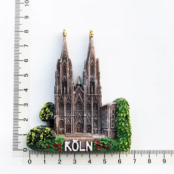 Stereocologne Bažnyčia, Vokietija, Šaldytuvo Magnetų Kelionių 3D Atminimo Magnetinio Šaldytuvas