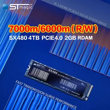 STmagic 1 tb SSD 2tb 4tb SSD M2 NVMe PCIe 4.0 x4 M. 2280 2 NVMe SSD Diską DRAM Vidinio Kietojo Disko PS5 Desktop Laptop