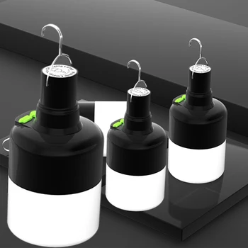 Super Šviesus Mobiliojo LED Lemputes, Kempingo Lempų Avarinės Šviesos Lauko Naktį Maket Kabinti Lempas USB Įkrovimo Lanterna Žvejybos