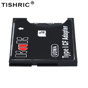 TISHRIC Didelės Spartos SDXC SDHC Standartą Compact Flash I Tipo Kortelių Keitiklis SD PLG Adapter Kortelių Skaitytuvas Adapterio Iki UDMA 128GB